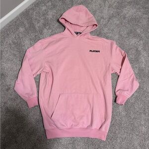 Missguided x Playboy Oversized Hoodie Dress